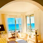 Lägenhet Endless Stunning Mediterranean Sea Views Promenade Des Nice